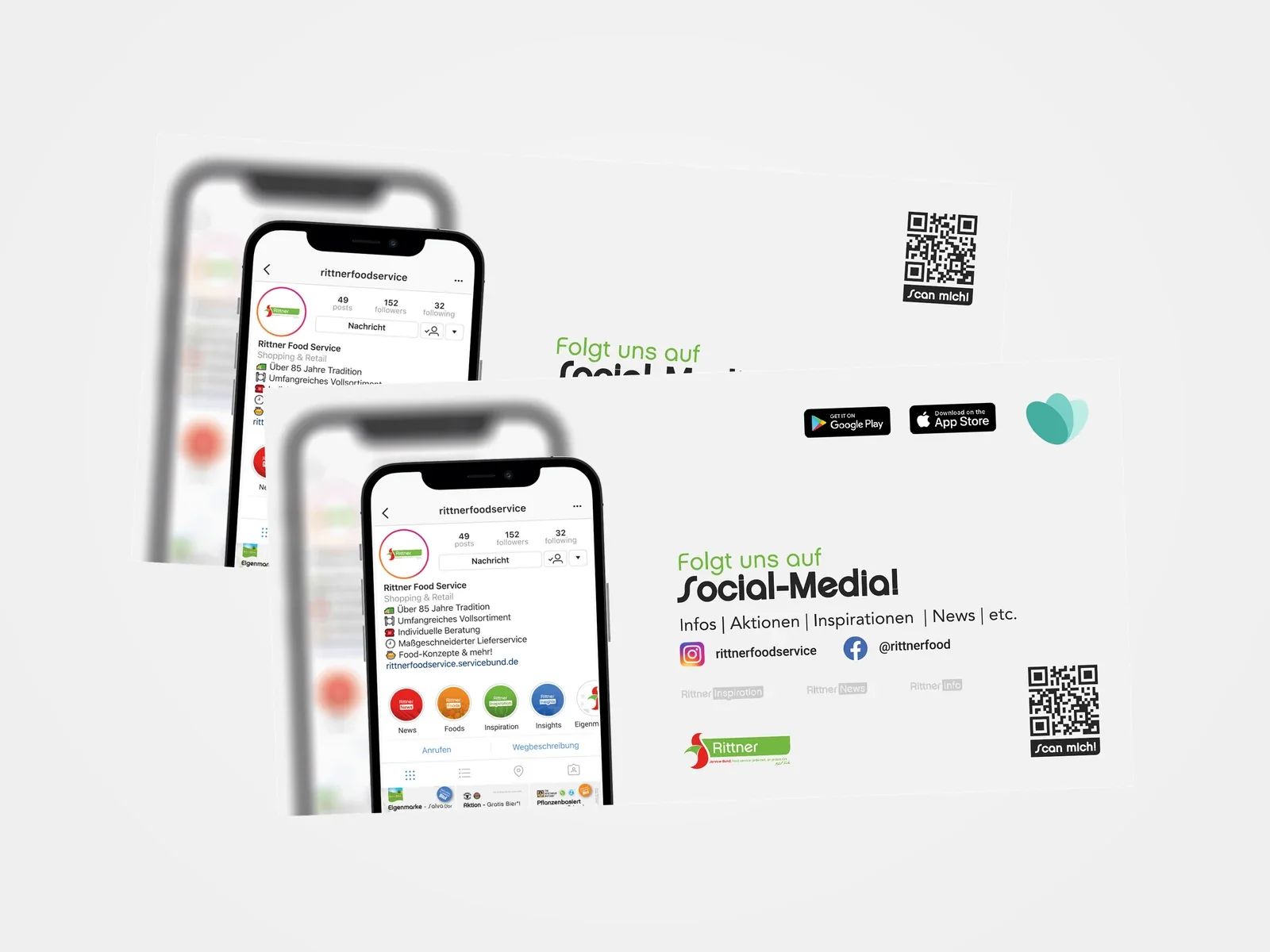 Flyer im Format DIN lang für Social Media