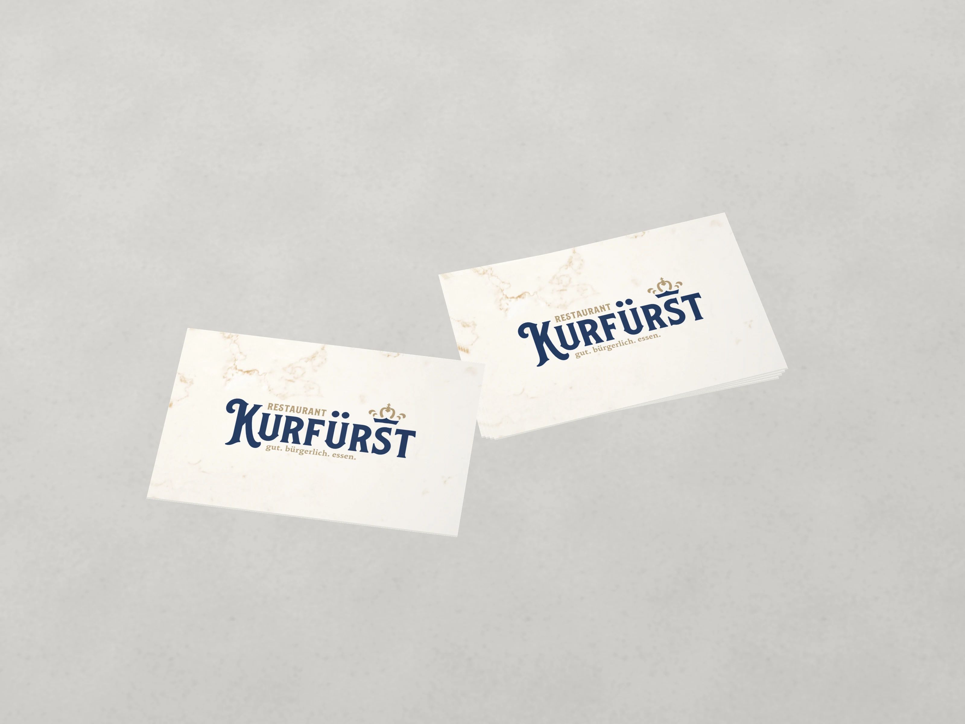 Visitenkarte eines Restaurants